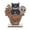 B, variant on Vintage Distressed Halloween Tabletop Decor, Spooky Pumpkin Ghost Figurine 5 Inches, Rustic Centerpiece for Home Shelf Mantel Party Decor, Wood