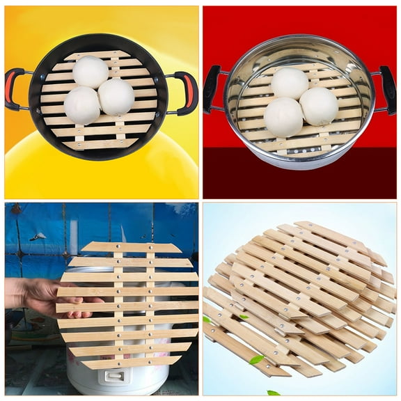 KAKOWELY Soup Dumpling Steamer Bamboo 1Pcs 9.3x7.5in