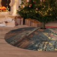 thumbnail image 6 of Sikiie Vintage Poker Chips 30-48 inches {designName} Print Christmas Tree Skirt Snowman Xmas Tree Skirt with Edge Christmas Decorations for Holiday Party-30", 6 of 7