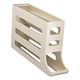 thumbnail image 4 of Porta huevos para refrigerador, 4 niveles, bandeja para huevos, gran capacidad, organizador, automático beige, 4 of 9