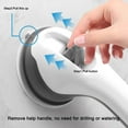 thumbnail image 3 of Grab Bars for Shower, 12 Inch Shower Handle Strong Suction Shower Grab Bar for Shower Chair Stool, Bathtub Rails for Seniors, Elderly, Handicap, 3 of 6