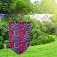 thumbnail image 2 of Wukai Colorful Snake Print Garden Flag 12.5x18 Inch Double Sided Sun-resistant Rain-resistant, Wrinkle-resistant Colorfast(Only Flag), 2 of 7