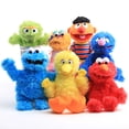 thumbnail image 3 of Aymo Cookie Monster Yellow Big Bird Comett Frog Figura de juguete de peluche, 3 of 4
