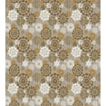 thumbnail image 3 of Ambesonne Floral Duvet Cover Sets, Ornament Flower Colorful, 2-Twin, Sepia Amber Grey, 3 of 3