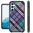 thumbnail image 1 of Compatible with Samsung Galaxy A54 5G; Hybrid Fusion Guard Phone Case Cover (Purple Plaid), 1 of 2