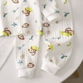 thumbnail image 5 of TOWED22 Toddler Kids Pajamas 2pcs Long Sleeves Pjs Sets Print PJs for Boys Girls Fall Winter Sleepwear 6-12 Months 12-24 Months 2t 3t 4t 5t 6t 7t 8t 9t Children,Yellow,7-8 Y, 5 of 5
