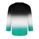 thumbnail image 4 of Men's Solid Color Round Neck Three Quarter Sleeve Top T-shirt XL, 4 of 4