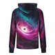thumbnail image 5 of Ceisia Black Hole Galaxy Print Hooded Top Men's Slim Fit Long Sleeve UV Protective Face Mask Shirt Hot Pink M Gifts, 5 of 5