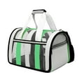 thumbnail image 2 of Aufmer Cat, Dog Carrier for Small Medium Cats Puppies up to 15 Lbs, TSA Airline Approved Carrier Soft Sided, Collapsible Travel Puppy Carrier - Green, 2 of 9