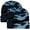 Blue Camo & Blue Camo, variant on Falari 2 Pcs Men Women Skull Knitted Beanie Hat Plain Solid Color for Winter Black & Kelly Green