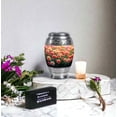 thumbnail image 6 of JAGASY Orange Rose Small Urn for Ashes Adult Male - Flowers Decorative Urn for Human Ashes Keepsake - Orange Funeral Urns for Mother - Handcarfted Cremation Urns for Father - (3 Inch), 6 of 7