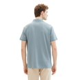 thumbnail image 3 of TOM TAILOR Polo de hombre con botonadura - Polo básico con contraste, corte regular, algodón Verde menta XL (X-Large), 3 of 6