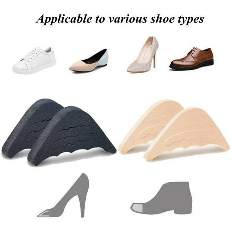 QJUHUNG 4 Pairs Women High Heel Toe Plug Insert Shoe Big QJUHUNG 4 Pairs Women High Heel Toe Plug Insert Shoe Big