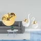 thumbnail image 2 of Elegante escultura de cerámica de cisne frutal, colección de figuras, adorno artístico de escritorio para porches, restaurantes, oficinas, estanterías, 2 of 8