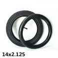 thumbnail image 3 of 14X2.125" Bike Straight/Bent Type Valve Tyres Bicycle Rubber Inner Tube + Tire, Straight Valve Inner Tube, 3 of 6
