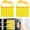 2pcs Yellow, variant on 7 Finger Blind Cleaner Duster Tool, 7 Finger Microfiber Washable Blind Cleaner, Cleaning Dust Remova for Window Air Conditioner Vent Fans Venetian Shades Wood Blinds Dust Dirt