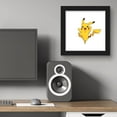 thumbnail image 4 of Gallery Pops Pokemon - Pikachu Jumping Pose Wall Art, Black Framed Version, 12" x 12", 4 of 8