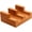 2 Grid, variant on ABPETE Wood Sushi Temaki Holder Serving Tray Rustic Novelty Rack Taco Display Stand Sushi Hand Roll Holder for Party Restaurant Dining Room, Presentation Platter Roll Boat Food Display, 1 Grid