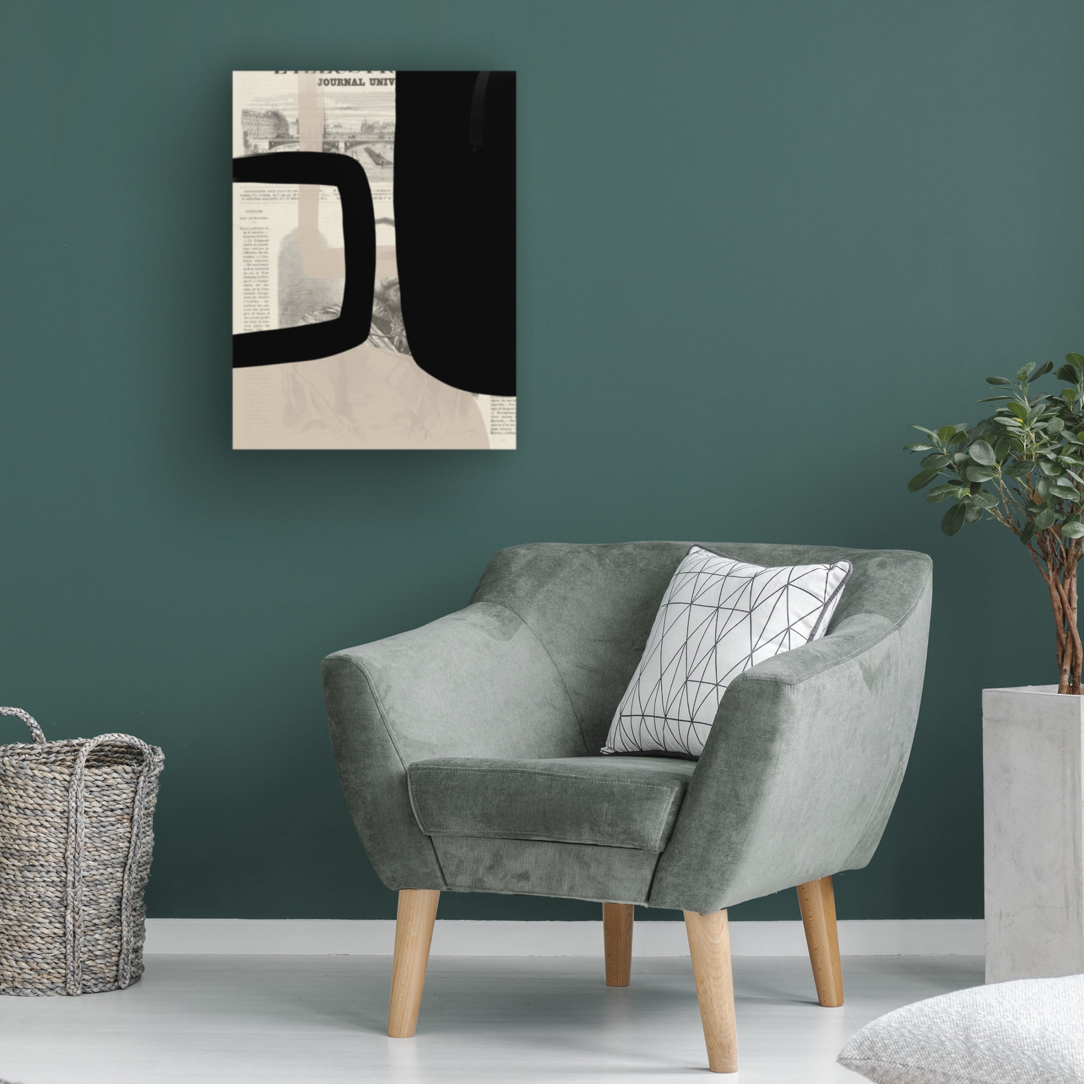 Trademark Fine Art Yopie Studio  Abstract paper II Canvas Wall Art