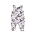 thumbnail image 1 of Bagilaanoe Newborn Baby Girl Boys Summer Jumpsuit Print Sleeveless Bodysuit 3M 6M 12M 18M Infant Casual One Piece Romper, 1 of 9