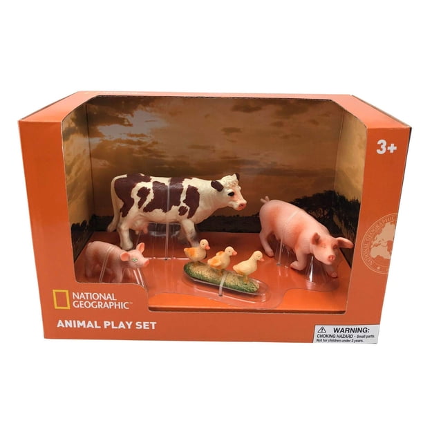 Figuras National Geographic NTM02024 Animales de Granja 4 piezas