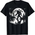 thumbnail image 1 of Camiseta Unisex de Bigfoot para Mujer - Diseño de Pie Grande en Blanco y Negro - Regalo Ideal, 1 of 7