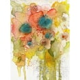 thumbnail image 2 of Ogren, Sarah 15x18 Gold Ornate Wood Framed with Double Matting Museum Art Print Titled - Floral Watercolor, 2 of 4