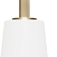 thumbnail image 4 of Hunter - Nolita 1-light Alturas Gold, Mini Pendant Light, Dimmable, Modern Style, Cone Shaped, for Bedrooms, Dining, Living Rooms - 19888, 4 of 7