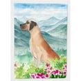 thumbnail image 1 of Carolines Treasures CK1976CHF Fleurs Montian Grand Drapeau Dogue Toile Taille Maison, 1 of 4