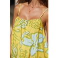thumbnail image 2 of Women Boho Floral Print Spaghetti‑Strap Cami Mini Dress, Flowy Backless Sling Short Sundress, Casual Summer Beach Party Dress, 2 of 4