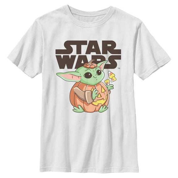Boys Star Wars: The Mandalorian Grogu Pumpkin Costume T Shirt