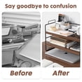 thumbnail image 2 of YOYTOO Desk Shelf Organizer, 2 Tier Desktop Organizers Storage Shelves Tabletop Bookshelf for Home Office, 2 of 8