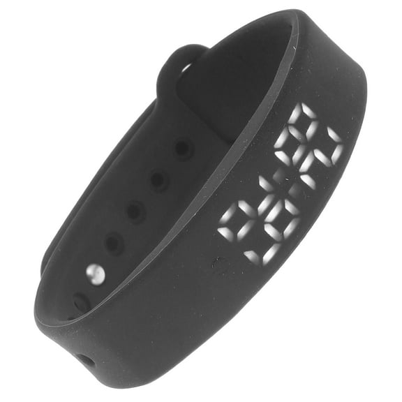 LOLIPPYY Sport Smart Wristband with Step Counter, Black Color, 1 Pack Fitness Tracker
