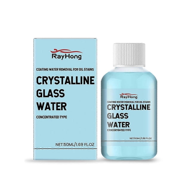 Car Coated Crystal Glass Water, Car Decontamination Wiper Clean Water Four Seasons Universal Rain Glass Water-M