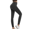 thumbnail image 2 of RYDCOT High Waisted Leggings for Women Tummy Control Buttery Soft Yoga Pants Womens Gym Workout Running Leggings Black, 2 of 6