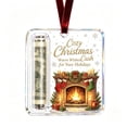 thumbnail image 2 of Xlokein Christmas Cash Gift Ornament, Acrylic Money Holder Hanging Decor, Unique Christmas Decoration for Christmas Tree, Fireplace, 2 of 7