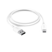 onn 3ft USB-C to USB-A Charging Cable USB-IF Certified White Compatible with iPhone 17 Samsung Galaxy Pixel