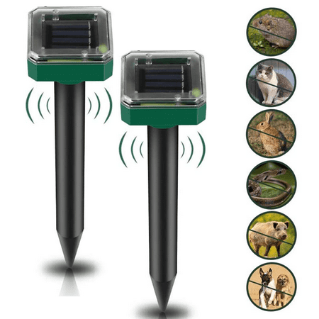 Gopher Repellent Ultrasonic Solar Powered - Mole Repellent Stakes