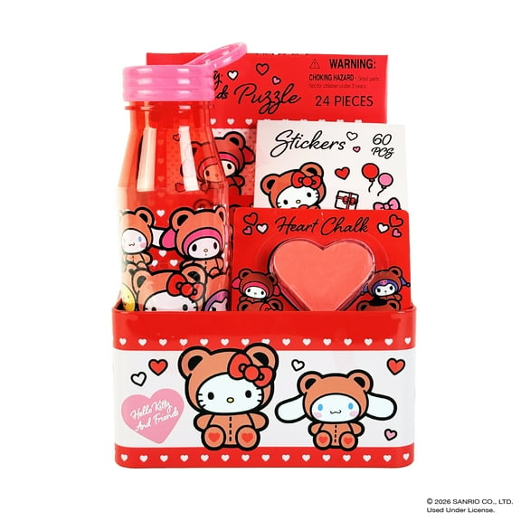 Hello Kitty and Friends Tin Valentines Gift Set