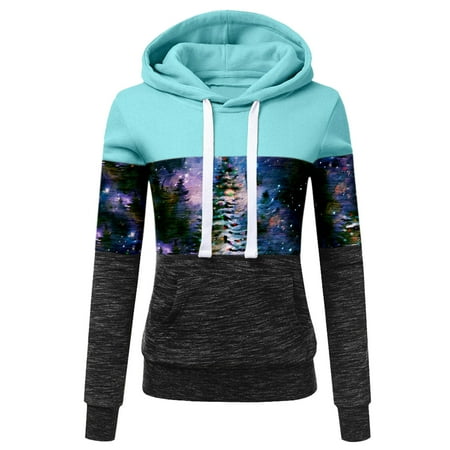 

Beppter Womens Love Long Sleeve Splice Pullover Hoodies Sweatshirt Stitching Tops Blouse Long Sleeve T Shirt Women under Scrubs Womens Long Sleeve Tee Shirt Cotton Workout Tee Shirts Women