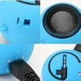 thumbnail image 6 of Travelwant Portable Speaker, Mini USB Speaker with 3.5mm Jack on Bottom for Mobilephone PC Laptop MP3, 6 of 7