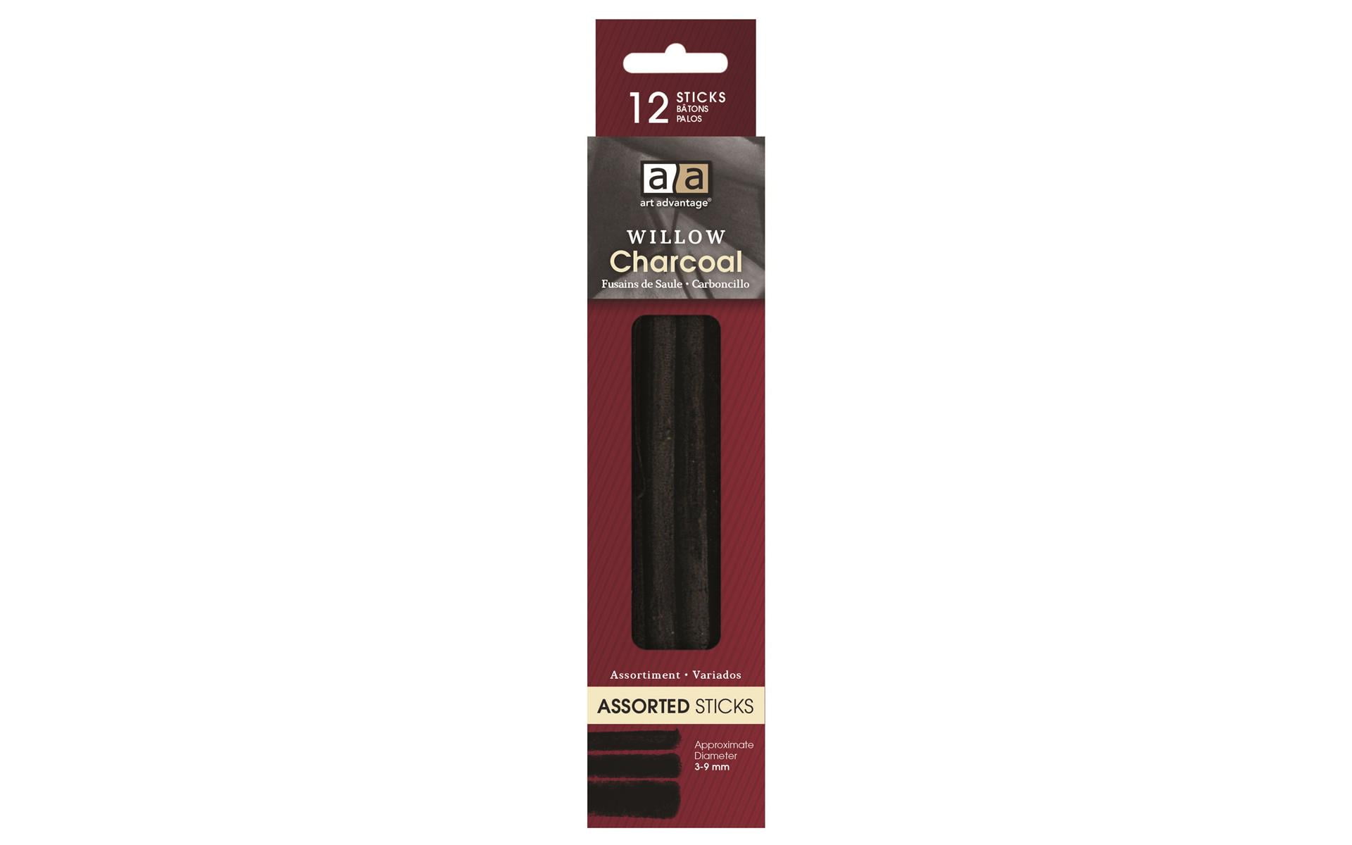 Art Advantage Willow Charcoal Assorted 12pc