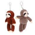 thumbnail image 4 of 2 llaveros de peluche de perezoso adorables, suaves y cómodos, para llaves, bolsos y teléfonos., 4 of 5