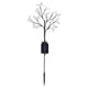 thumbnail image 2 of Adornos navideños, regalos navideños, lámpara de pie con 12 luces LED solares con enchufe de tierra, diseño de libélulas, ideal para patio, exteriores, fiestas y festividades., 2 of 7