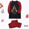 thumbnail image 5 of Odeerbi Christmas Pajamas for Family Holiday Plaid Long Sleeve Family Christmas Pajamas Matching Sets Dad Merry Christmas Print Parent-child Suit Two-Piece Sleepwear Xmas PJs Set Red, 5 of 7