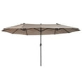 thumbnail image 1 of Outsunny 15ft Double-sided Patio Umbrella, Extra Large Outdoor Parasol, 1 of 10