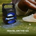 thumbnail image 3 of COBY Portable Bluetooth Speaker, Wireless PA System Mini Party Speaker with LED Lights, 3 of 6