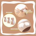 thumbnail image 3 of Toe Splint, 6 Pieces Toe Splint Finr Wrap Loop Bs Cloth Padded Toe Bs Protectors Separator Finr , 3 Sizes, 3 of 5
