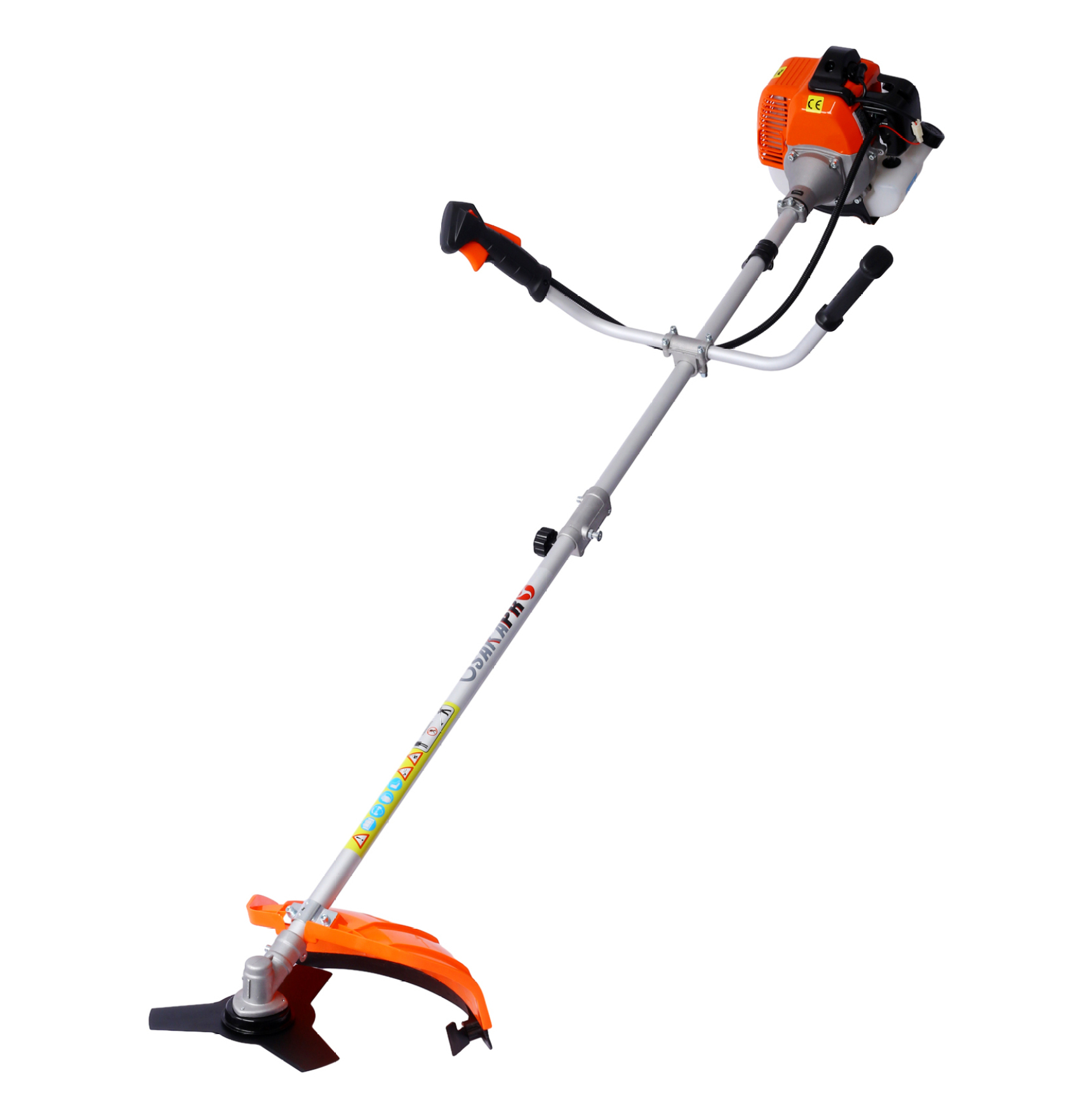 52cc Gas Weed Eater String Trimmer Brush Cutter, 2-in-1, 18"/10", Shoulder Strap