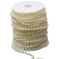 thumbnail image 1 of Coofit 32.8ft Pearl Chain Artificial Multifunctional DIY Pearl Trim Pearl Bead Chain, 1 of 3